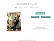 Tablet Screenshot of eclecticdynamic.com